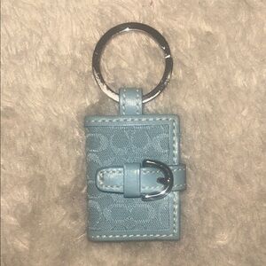 Coach Picture Frame Canvas Keychain